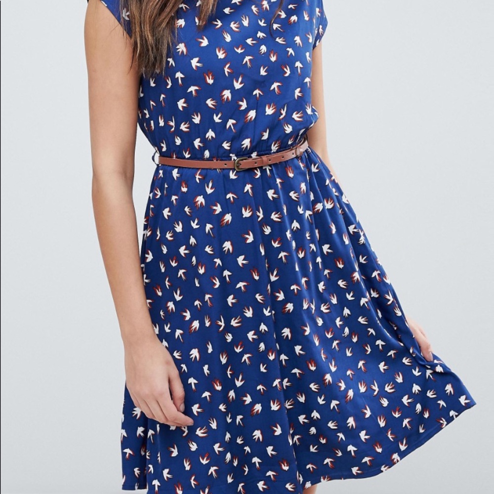 Yumi belted skater dress- US 8